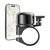 AirBell Pro - Fahrradklingel mit integriertem Tracker für Apple Find My...