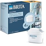 BRITA Wasserfilterkartusche MAXTRA PRO Pure Performance (All-in-1) 4er-Pack...