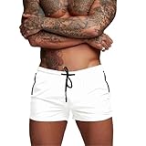 Donason Badehose Herren Schnelltrocknend Badeshorts für Herren Sporthose...
