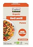 Explore Cuisine Bio Penne aus roten Linsen – Glutenfreie Nudeln aus...