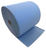 Putzrolle blau 3-lagig 1000 Blatt 36x36 cm perforiert saugstark...