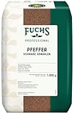 Fuchs Professional - Pfeffer schwarz gemahlen | Schonend vermahlen, ideal...