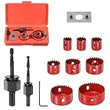 Lochsäge Set 19-64mm Lochbohrer Holz 11 Stück LochkreissägeSet,...