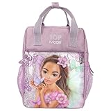 Depesche 12776 TOPModel Fairy Love - Rucksack in Mauve mit Model-Motiv und...