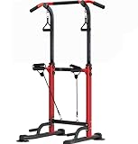 Leiblsufo Power Tower Dip Station, Multifunktional Fitness Turm...