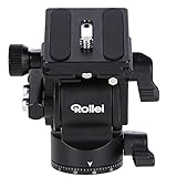 Rollei V5I Video Stativkopf für leichte und weiche Bewegungen, Ideal für...