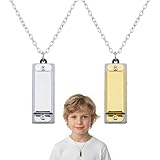 2 Mini mundharmonika kinder, mundharmonika Halskette, 4 Löcher, tragbare...