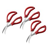 HOLIDYOYO 3St Edelstahlschere kitchen scissors vielzweckschere fischschere...