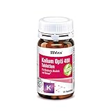 Kalium Opti 400 Tabletten, 400 mg Kalium, für Blutdruck Muskeln und...