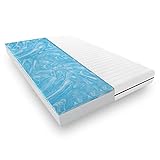Mister Sandman Gelmatratze 90x200, hochwertige Matratze mit Gelauflage,...