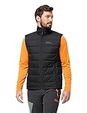 Jack Wolfskin Herren ATHER DOWN Vest M Daunenweste, Black, XL