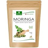 Moringa Kapseln 600mg oder Moringa Energy Tabs 950mg – Oleifera, vegan,...
