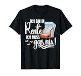 ICH BIN IN RENTE - ICH MUSS GAR NIX. Meer Nordsee Strandkorb T-Shirt