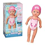 BABY born My First Swim Girl, Aufzieh-Badepuppe, wasserfest, funktioniert...