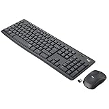 Logitech MK295 kabelloses Tastatur-Maus-Set mit SilentTouch-Technologie,...
