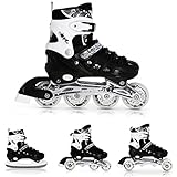 Nils Extreme Inline Skates 4in1 - Schlittschuhe und Inliner für Kinder und...