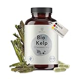 BIONUTRA© Bio Jod Kapseln aus Kelp, 365 Stück à 300 mg mit 200 µg Jod,...