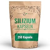 Silizium Hochdosiert Kapseln – 250 Silizium Kapseln – Silicium aus...