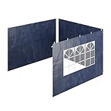 Relaxdays Seitenteile für Pavillon, 3er Set, 2x3 m, wasserdicht,...