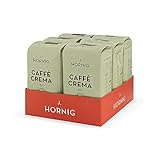 J. Hornig Kaffeebohnen Espresso Bio & Fairtrade, Caffè Crema Bio, 6x1kg...