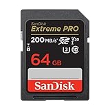 SanDisk Extreme PRO SDXC UHS-I Speicherkarte 64 GB (V30,...