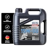 LIQUI MOLY Motorbike 4T 15W-50 Street | 4 L | Motorrad Synthesetechnologie...