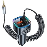 Aux Bluetooth 5.4 Adapter Auto Bluetooth Empfänger Klinke 3.5mm für...