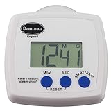 Brannan Digitaler wasserfester Dusch-Timer, dampfsicher, Badezimmer,...