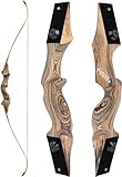 Bogenschießen Takedown Recurve-Bogen und Pfeil-Set 20-60 Ibs Bogen-Set...