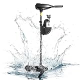 BAOCHADA 12V 80LBS 800W Aussenborder Elektromotor Bootsmotor mit 5...