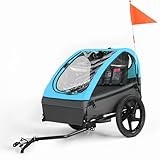 Fiximaster Kinderfahrradanhänger, Fahrradanhänger für 1-2 Kinder,...