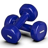 Vinyl Hanteln Paar I Kurzhanteln Gewichte ideal für Fitness Gymnastik...