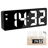 Wecker Digital Uhr, LED Digitaler Wecker Digitaluhr Tragbarer mit...