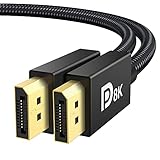 IVANKY 8K DisplayPort Kabel 1.4 2M [VESA-Zertifiziert], 8K@60Hz, 4K@165Hz,...