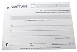 1x Block Quittung - Quittungsblock für Kleinunternehmer (§19) - 2 x 50...