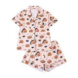 GFPGNDFHG Halloween Pyjama Damen Stitch Pyjama Pyjamahose Weihnachts Stitch...