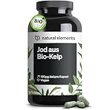 Jod aus Bio-Kelp – 365 Kapseln – 150µg Jod aus Braunalgen –...