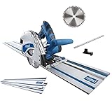 Scheppach Set Tauchsäge PL55 inkl. Führungsschiene & 2. HW Sägeblatt |...