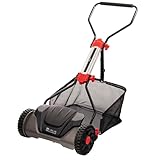 LEHMANN Spindelmäher 40 cm mit Fangkorb 30 L – Handrasenmäher ohne...