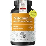 NATURE LOVE® Camu Camu Extrakt Kapseln - natürliches Vitamin C - 120...