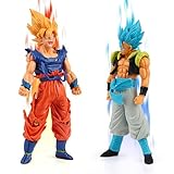 2 Stücke Go-ku Figuren 18cm Go-ku Anime Figur Statue, Super Saiyajin...