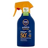 NIVEA SUN Maxi Sonnenschutzspray Protect & Hydrate LSF 50+ in 270 ml...
