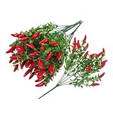 Milisten 5 Stück Simulierte Pfefferbaum Dekoration Heimdekoration Chili...