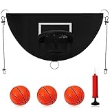 TOYMIS Trampolin Basketballkorb, Abreißrand zum Eintauchen...