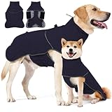 HEYWEAN Hundemantel Winter Wasserdicht Hundejacke mit D-Ring Warm Mantel...