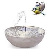matches21 HOME & HOBBY Solar-Brunnen Set für draußen mit 45 cm Schale...