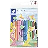 STAEDTLER 221 NWP12 - Noris Club Wachs-Twister, Wachs-Malstifte, 12...