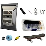 Fingerskateboards Set, 1 Set Mini Fingerboard mit Realistischer Optik, Tech...