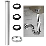 Tauchrohr Siphon 300 mm, Edelstahl Siphon Verlängerung, Tauchrohr...