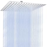 Auralum Regendusche Duschkopf 8 Zoll, Edelstahl Regenduschkopf 20x20 cm...